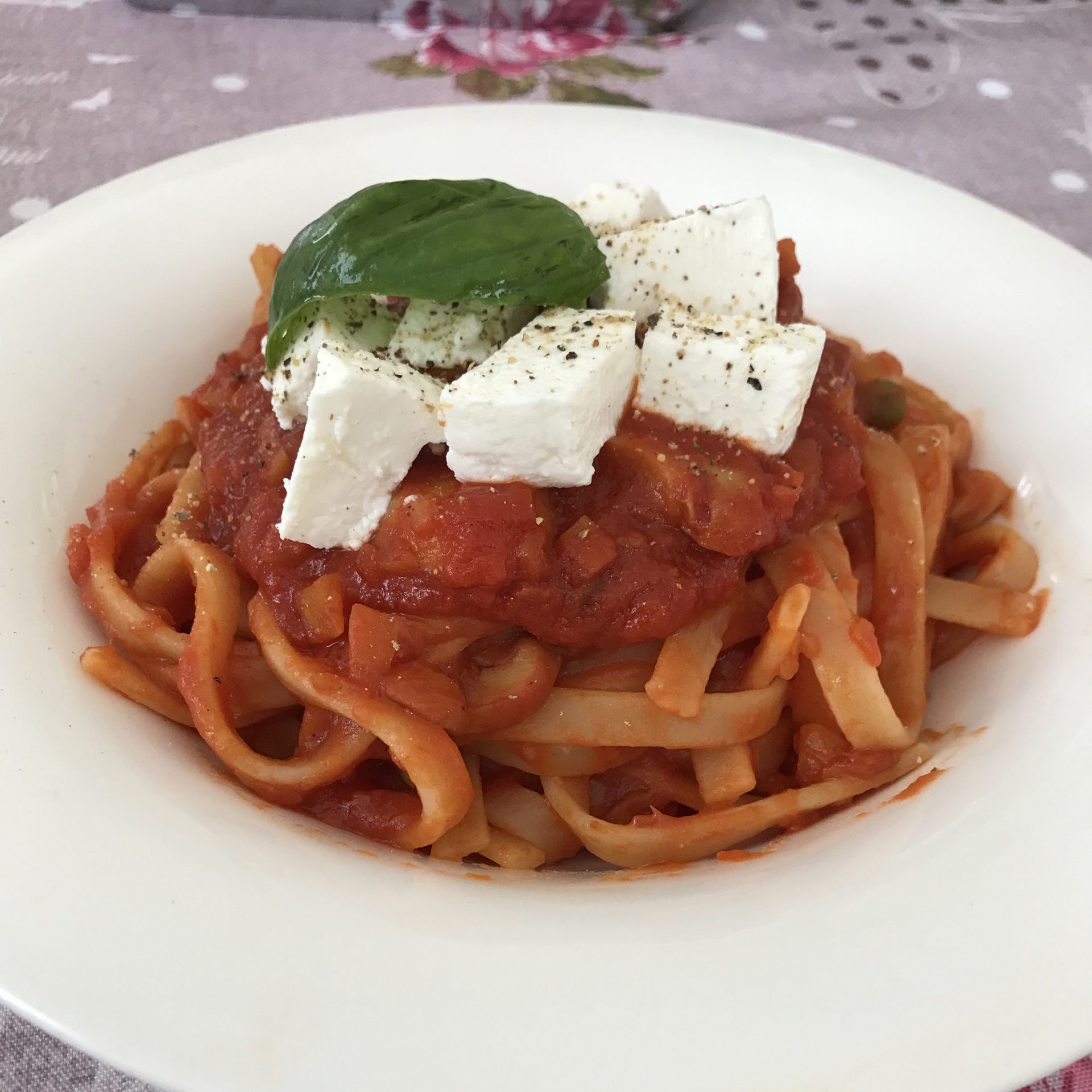 Pasta al ragù vegetariano