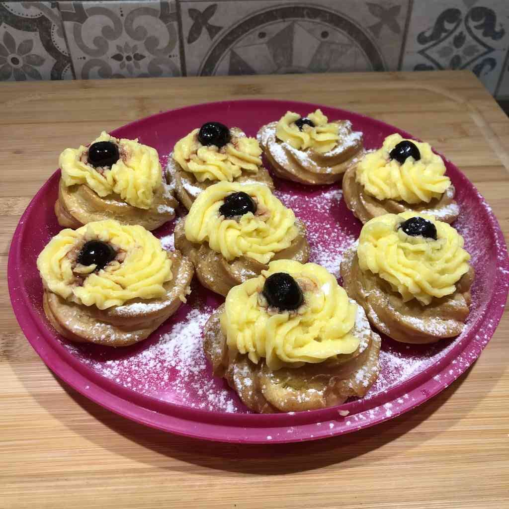 Zeppole di San Giuseppe al forno