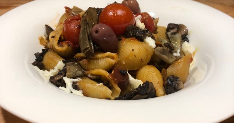 Pasta alla capricciosa 2 Pasta alla capricciosa