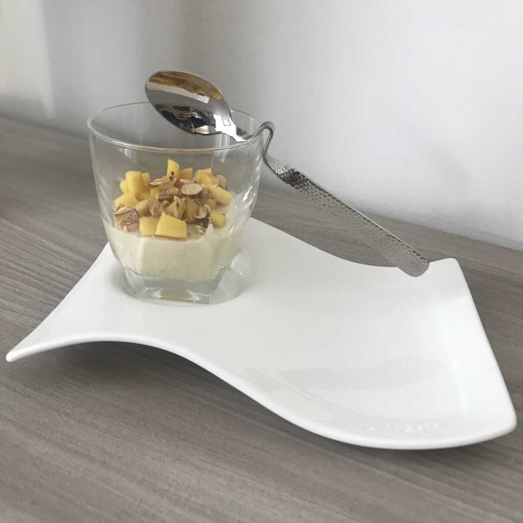 Panna cotta al mango