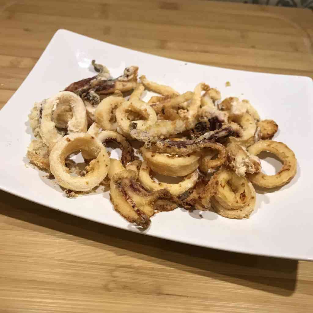 Calamari impanati al forno