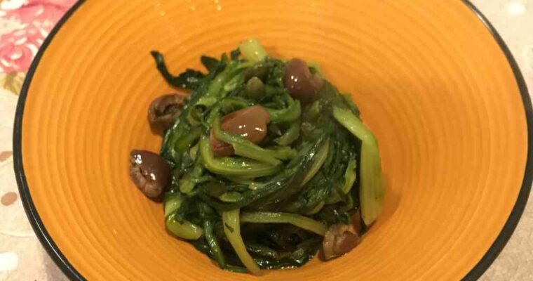 Puntarelle in padella 5 Puntarelle in padella