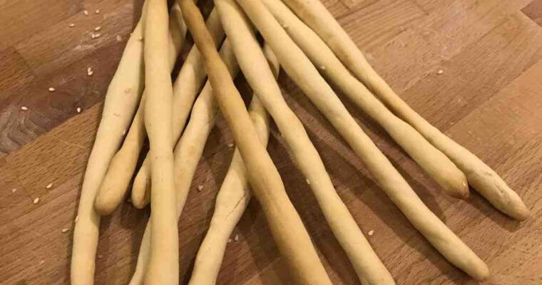 Grissini con esubero pasta madre