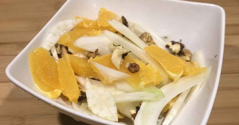 Insalata arance e finocchi