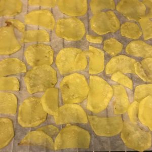 Chips di patate al forno