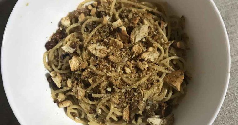 Spaghetti nocciole e taralli